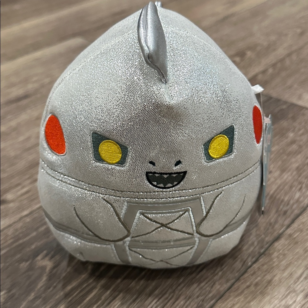 NEW Squishmallow Mechgodzilla Silver Plush Kelly Toy